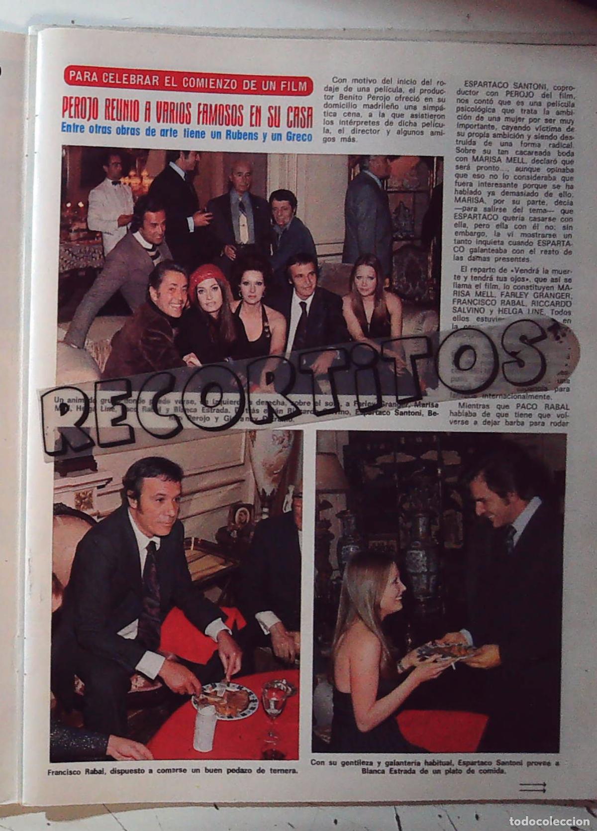 Cine: MARISA MELL ESPARTACO SANTONI HELGA LINE PEROJO BENITO BLANCA ESTRADA PACO RABAL