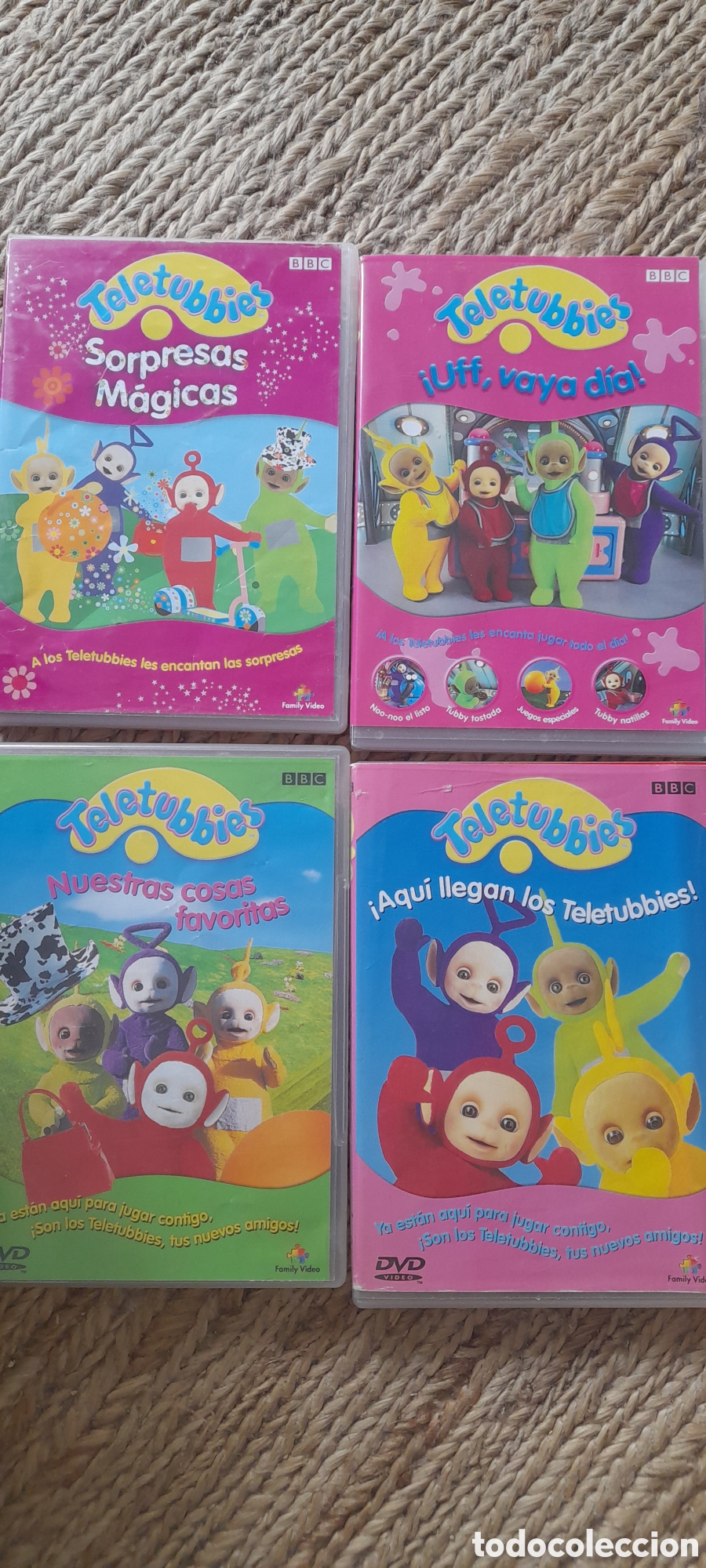 Cine: 12 DVDs video de Teletubbies