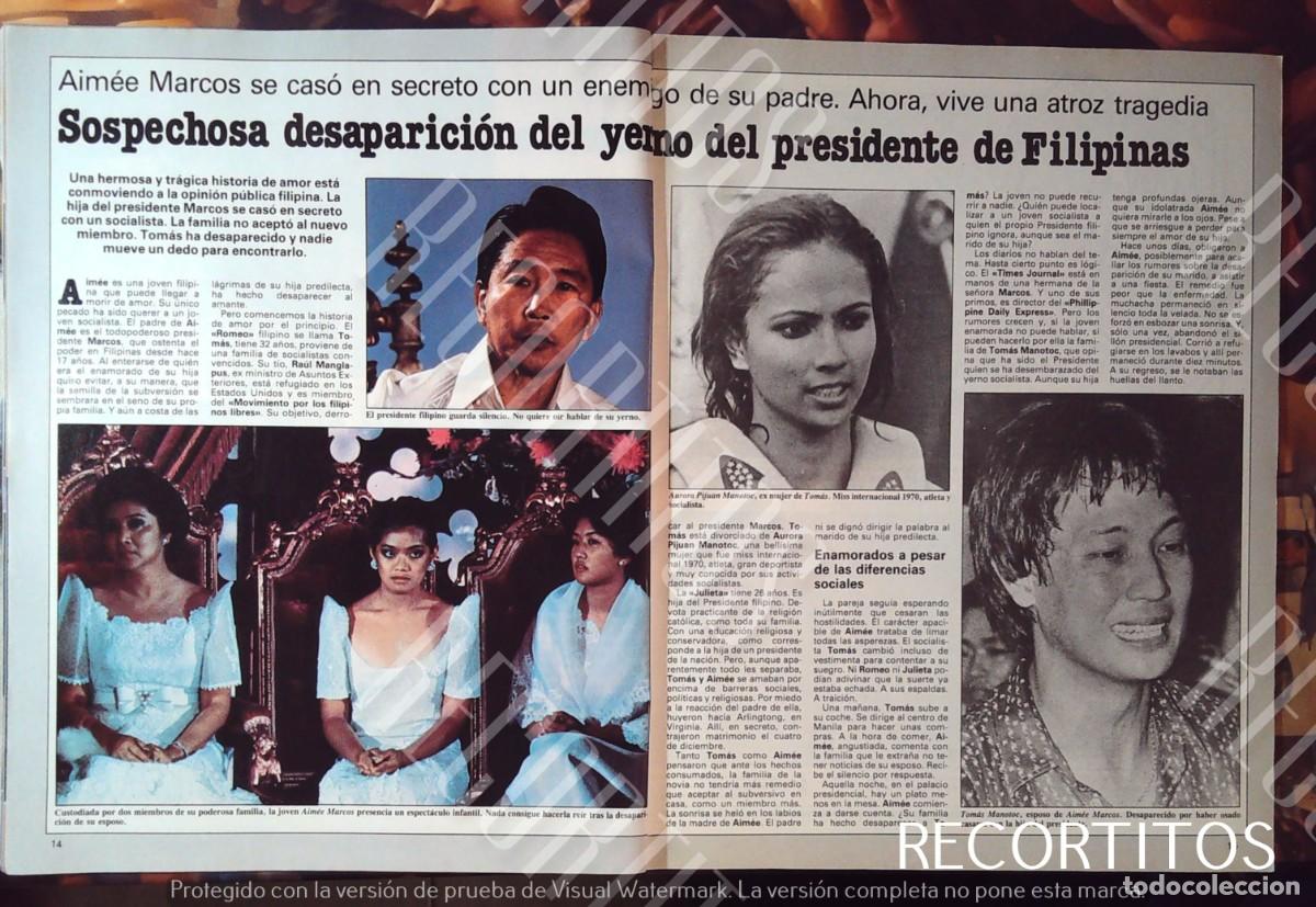 Cine: filipinas imelda marcos desaparicion de su yerno