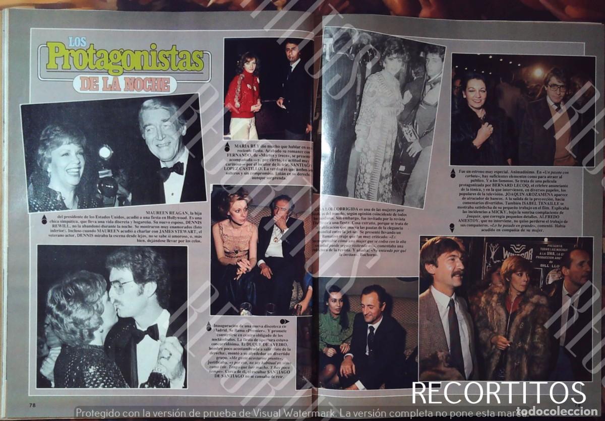 Cine: maria rey gina lollobrigida bernard lecoq isabel tenaille joaquin arozamena duque de aveiro dantiago
