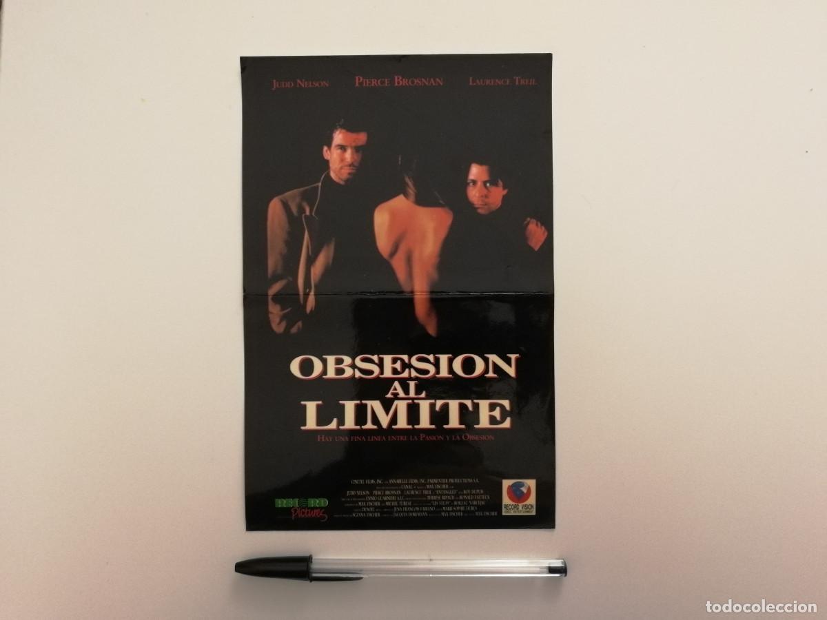 Cine: MINI-POSTER ORIGINAL -13*18- OBSESION AL LIMITE - PIERCE BROSNAN