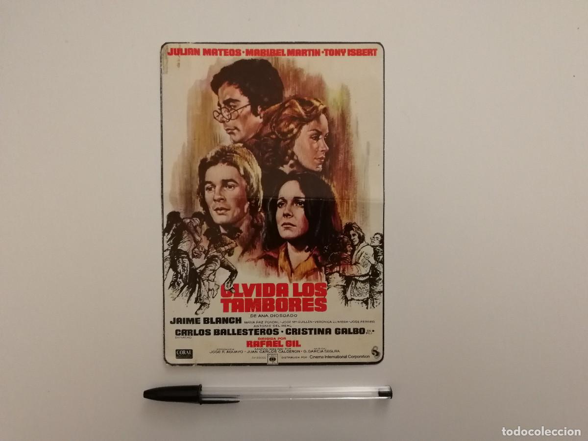 Cine: MINI-POSTER ORIGINAL -13*18- OLVIDA LOS TAMBORES - TONY ISBERT - MARIBEL MARTIN