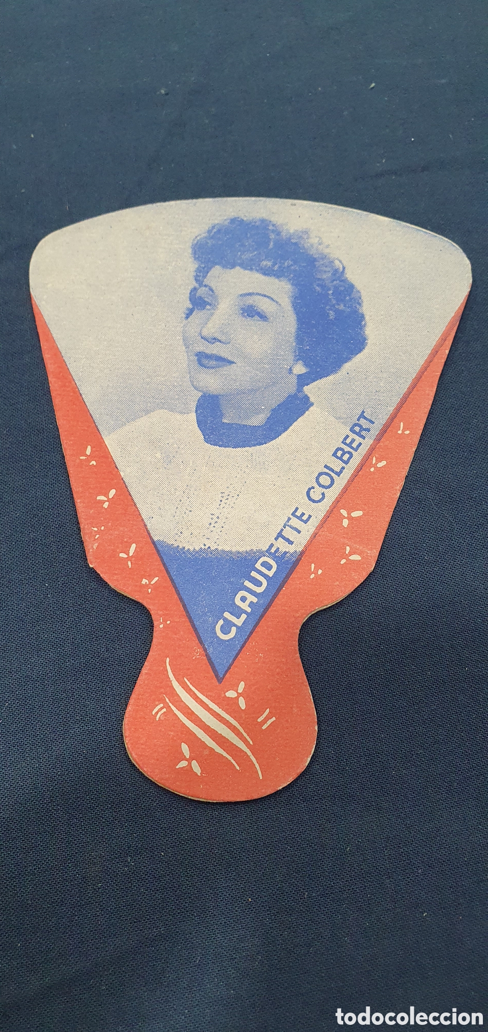 Cin&eacute;ma: Abanico Pai Pai de cine. Claudette Colbert. (L133)