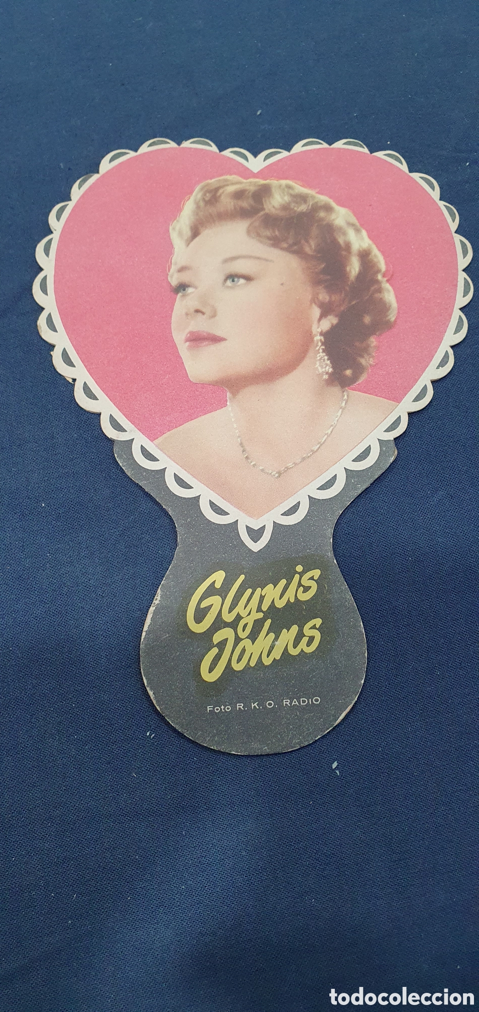 Cine: Abanico Pai Pai de cine. Glynis Johns. (L133)