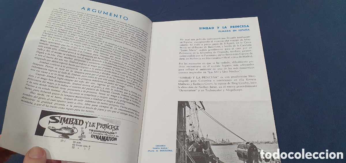 Cine: Librillo programa guia cine Simbad y la princesa. (L137) - Foto 3