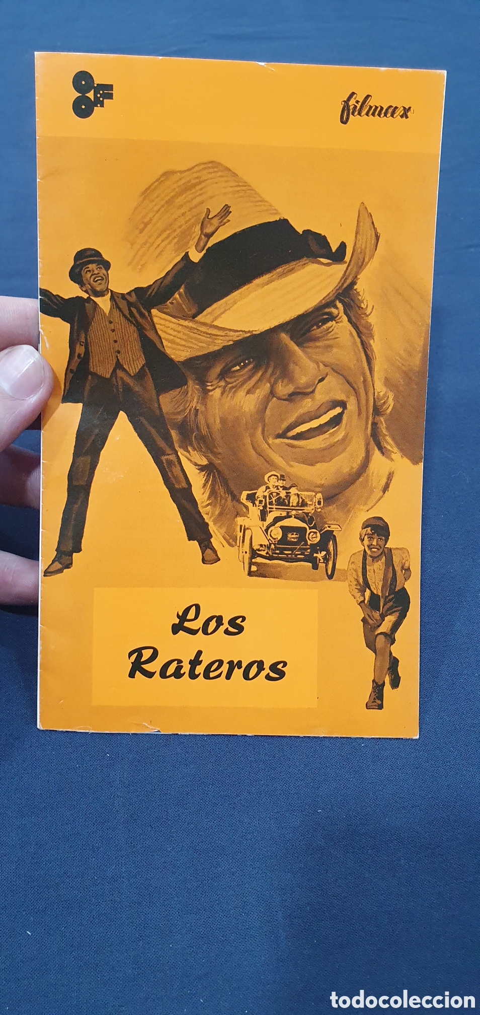 Cine: Librillo programa guia cine Los Rateros. Steve McQueen. (L137)