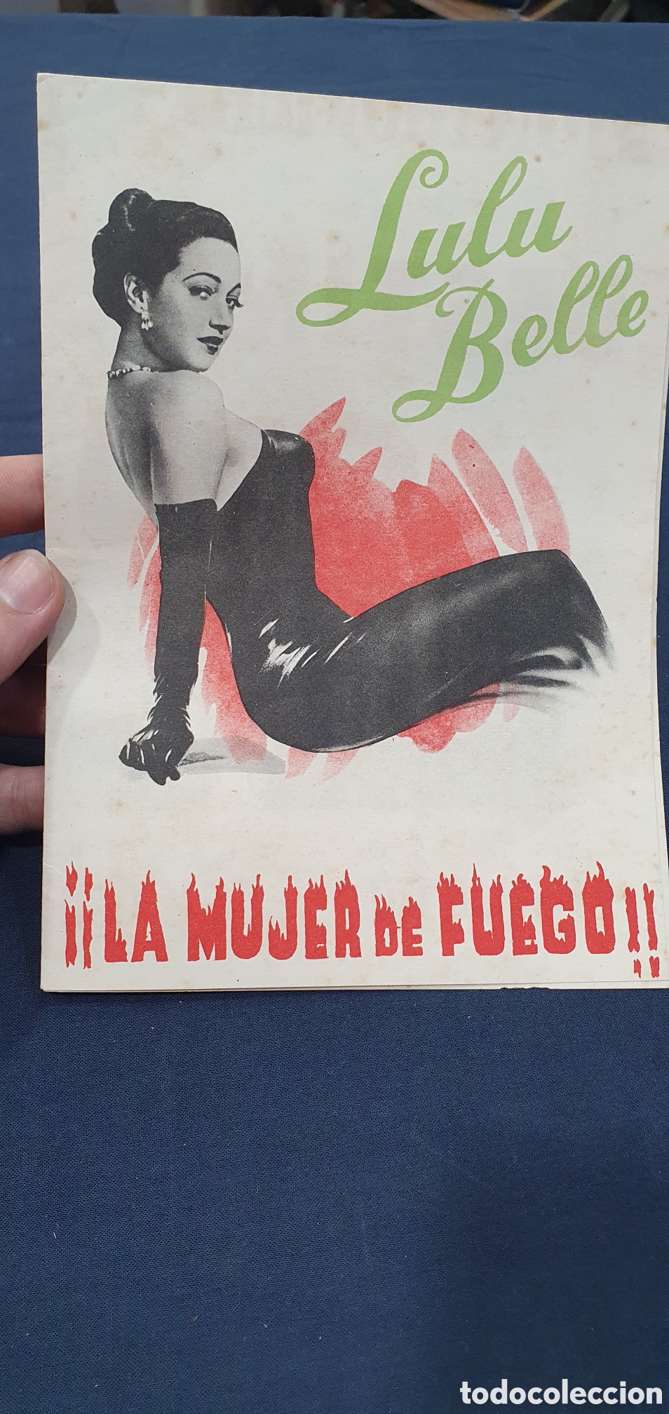 Cinema: Poster folleto Lulu Belle Destinos Cruzados. (L137)