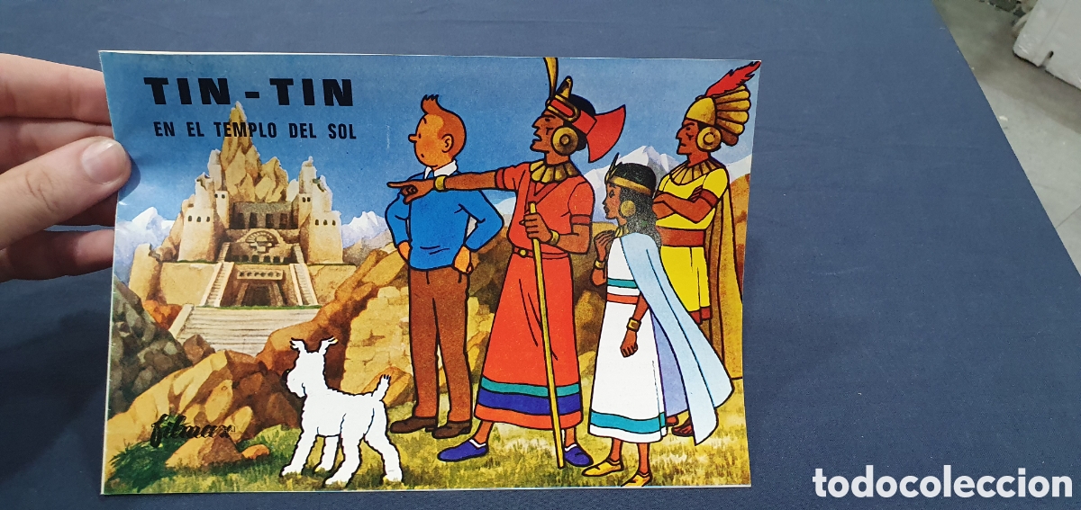 Cine: Librillo programa guia cine Tintin en el Templo del Sol. (L137)