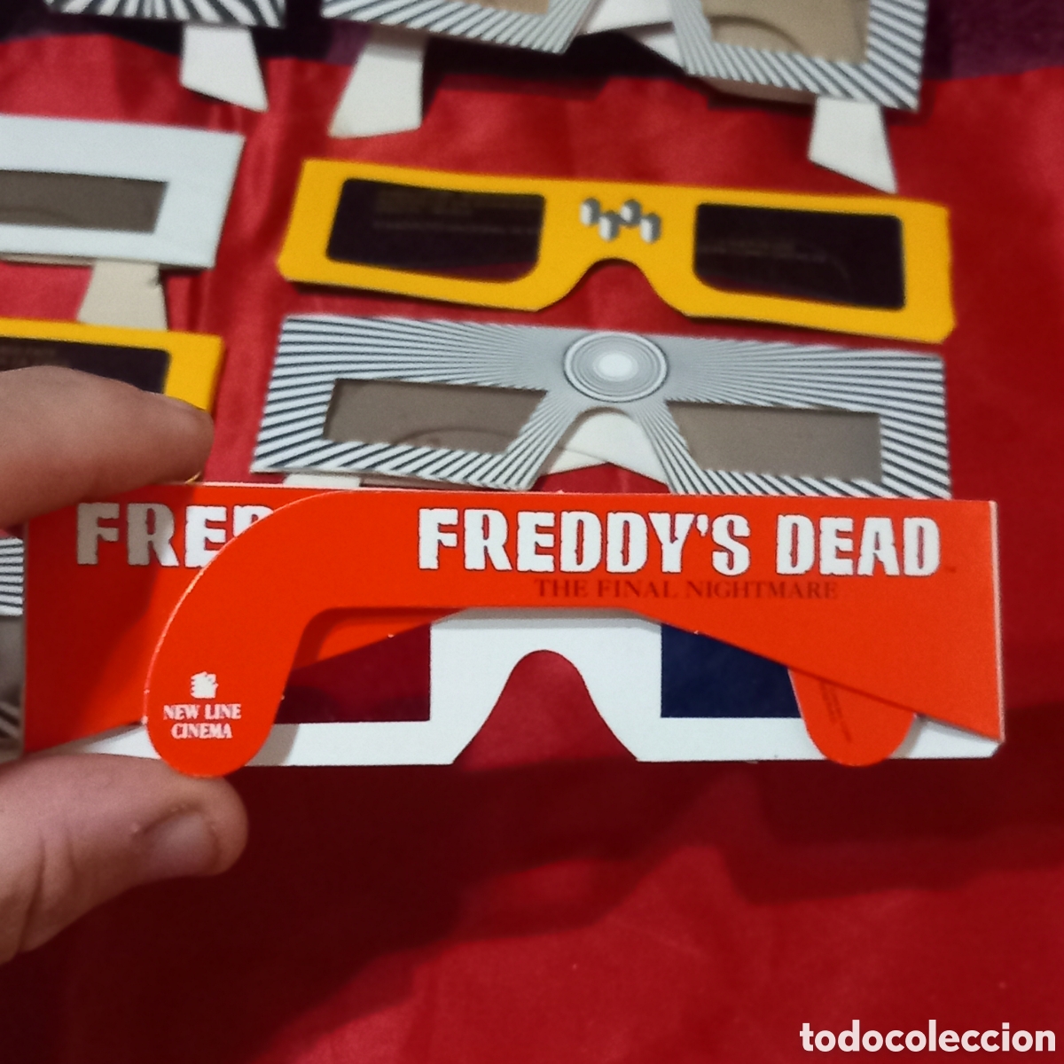 Cine: LOTE 8&times;GAFAS 3D PESADILLA/FREDDY A MUERTO+7 GAFAS 3D
