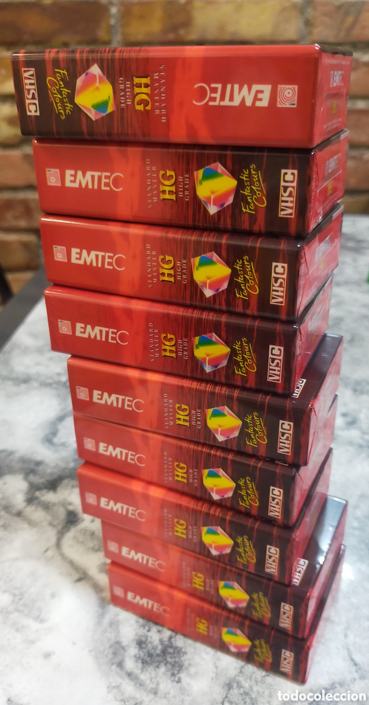 Cine: 9 Cintas VHS Emtec HG 45 min Nuevas