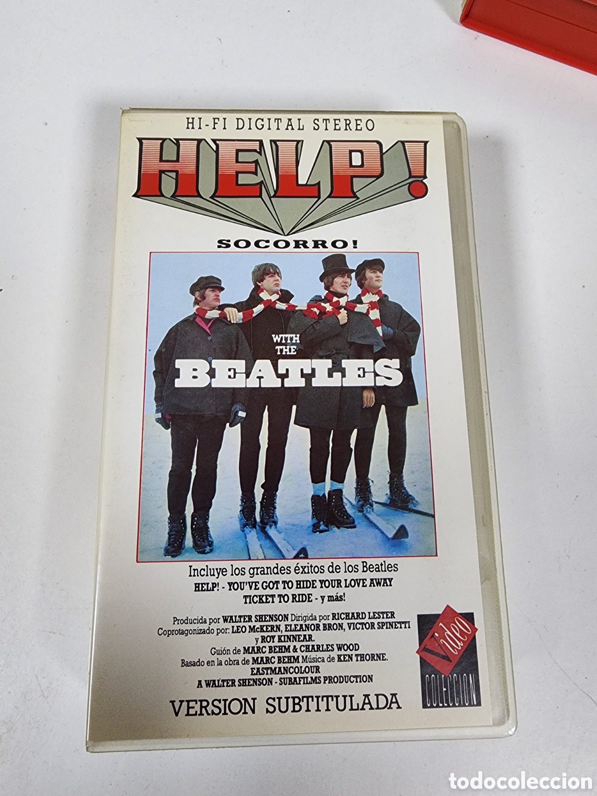 Cine: HELP, SOCORRO, CON THE BEATLES. PEL&Iacute;CULA VHS V.O.S. ESPA&Ntilde;OL CON LOS &Eacute;XITOS DE LOS BEATLES HELP...