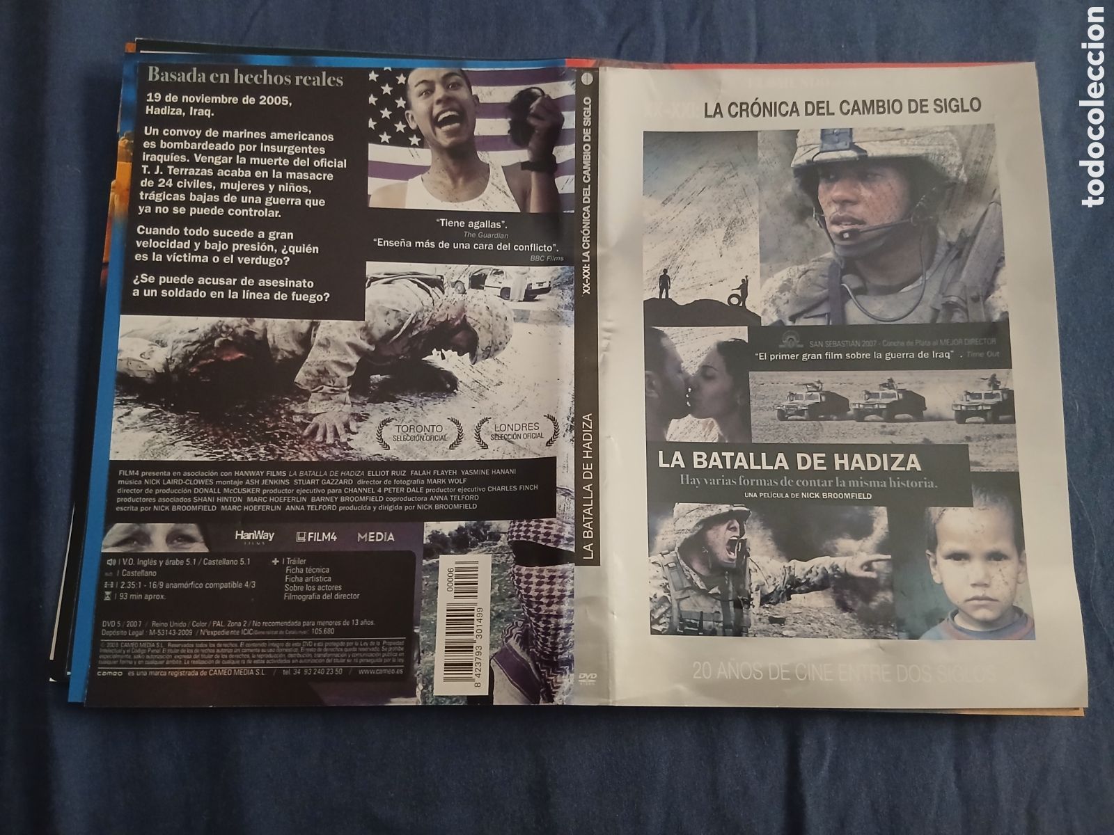 Cine: Car&aacute;tula pel&iacute;cula Dvd La Batalla de Hadiza (Original) Slim