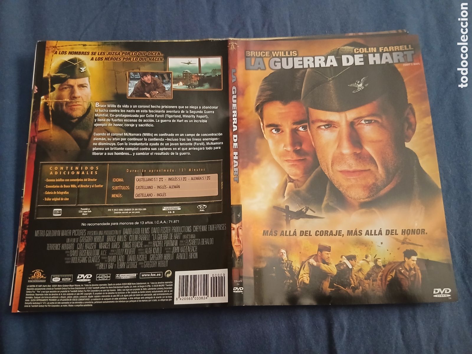 Cine: Car&aacute;tula pel&iacute;cula Dvd La Guerra de Hart (Original) Slim