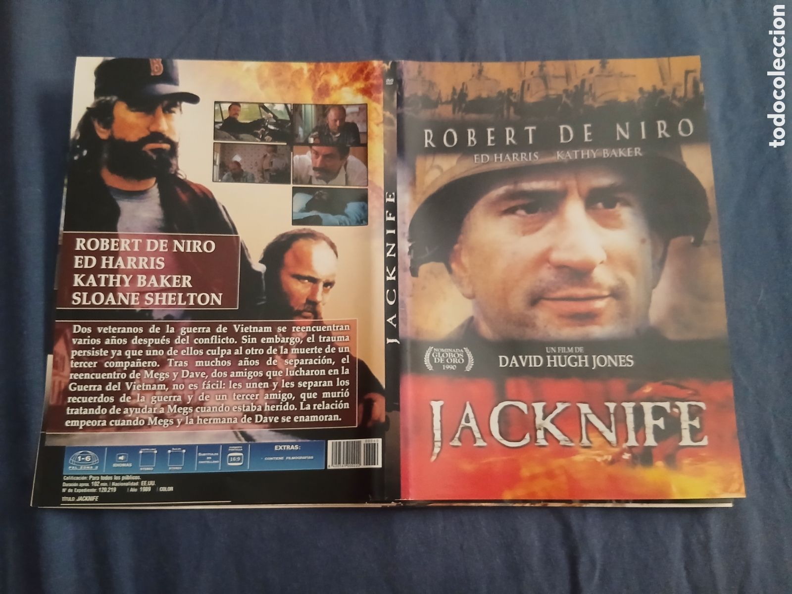 Cine: Car&aacute;tula pel&iacute;cula Dvd Jacknife (Original) Slim