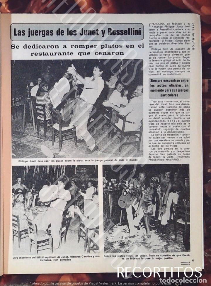 Cine: PHILIPPE JUNOT CAROLINA ROBERTO ROSSELLINI ROMPEN LOS PLATOS DEL RESTAURANTE