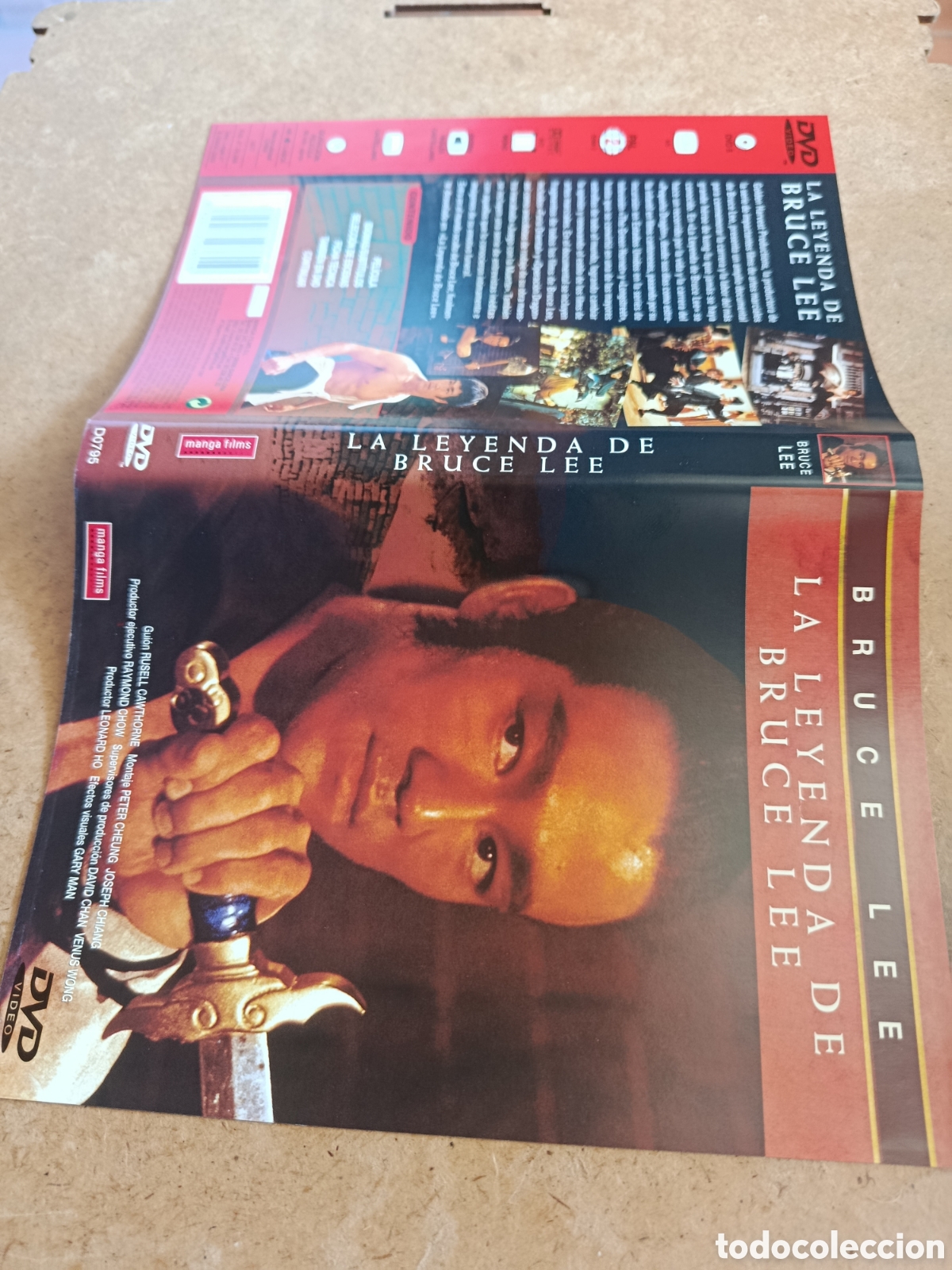Cine: Car&aacute;tula DVD - la leyenda de Bruce lee