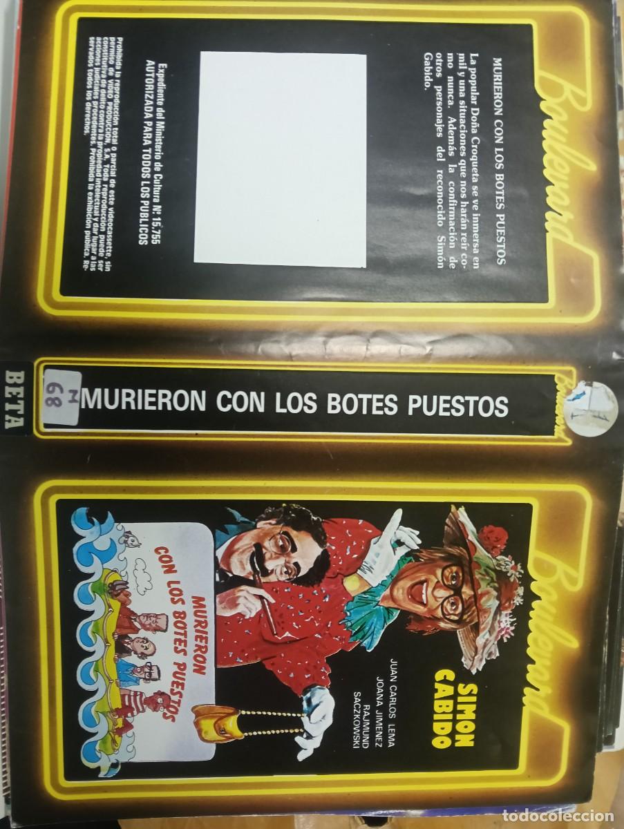 Cine: CARATULA - MURIERON CON LOS BOTES PUESTOS - BOULEVARD BETA