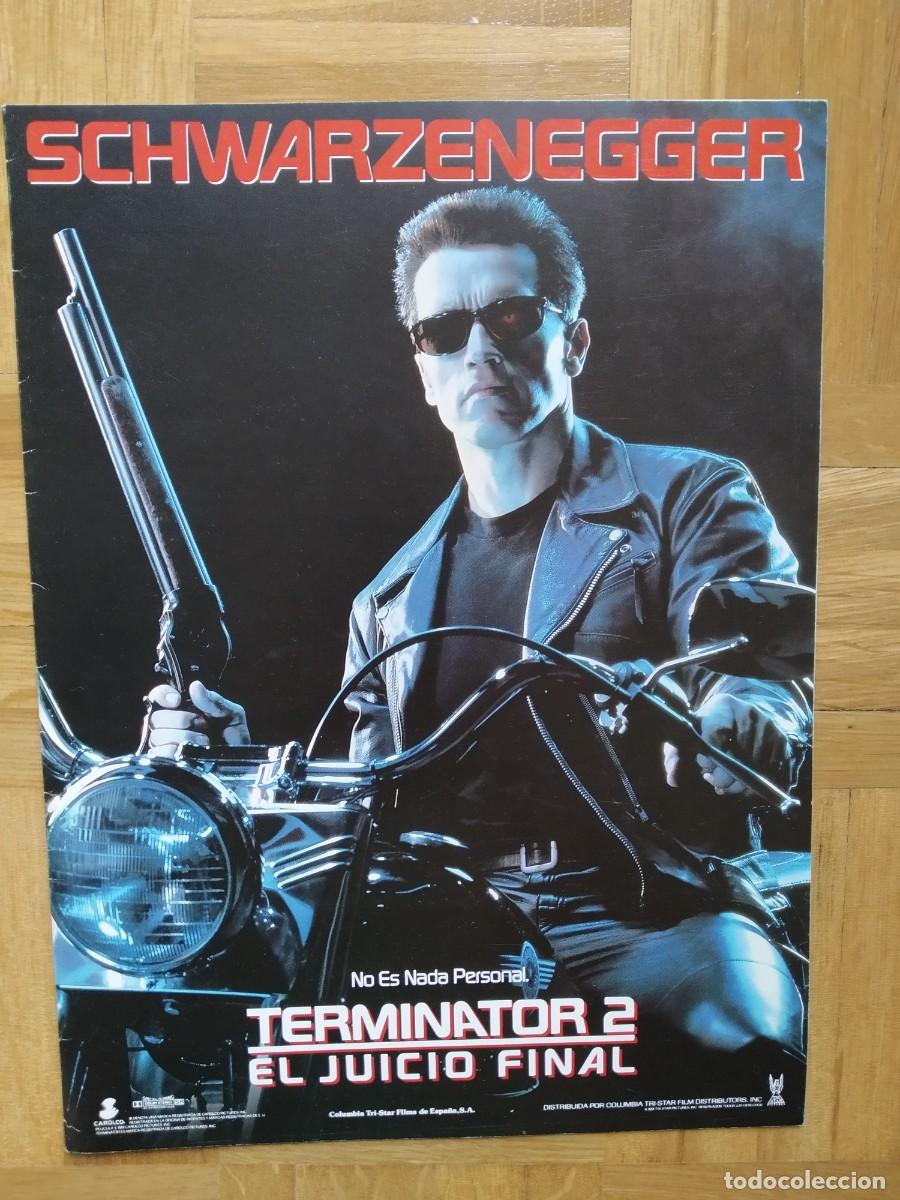 Cine: CARPETA TERMINATOR 2 EL JUICIO FINAL ARNOLD SCHWARZENEGGER - CARPETA DE LA DISTRIBUIDORA - VER FOTOS
