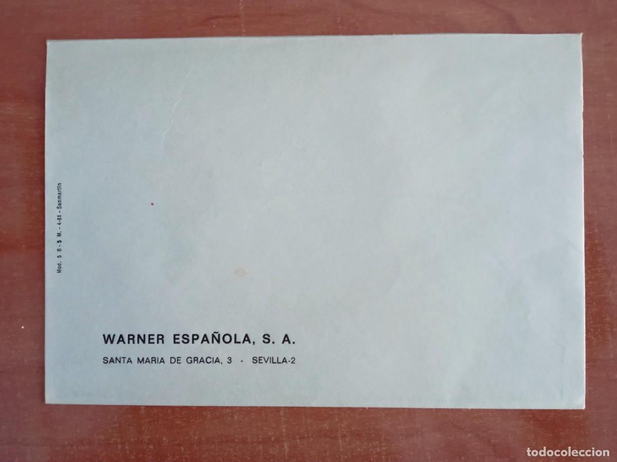 Cine: SOBRE VACIO DE LA WARNER ESPA&Ntilde;OLA S.A. DE SEVILLA