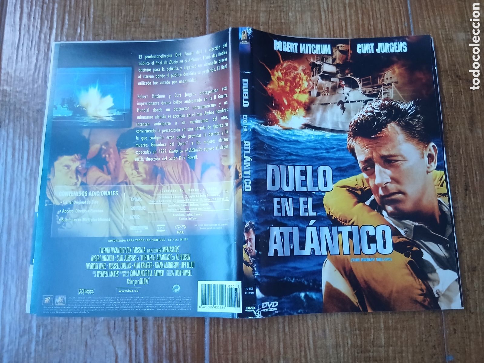 Cine: Car&aacute;tula Duelo en el Atl&aacute;ntico -Slim-
