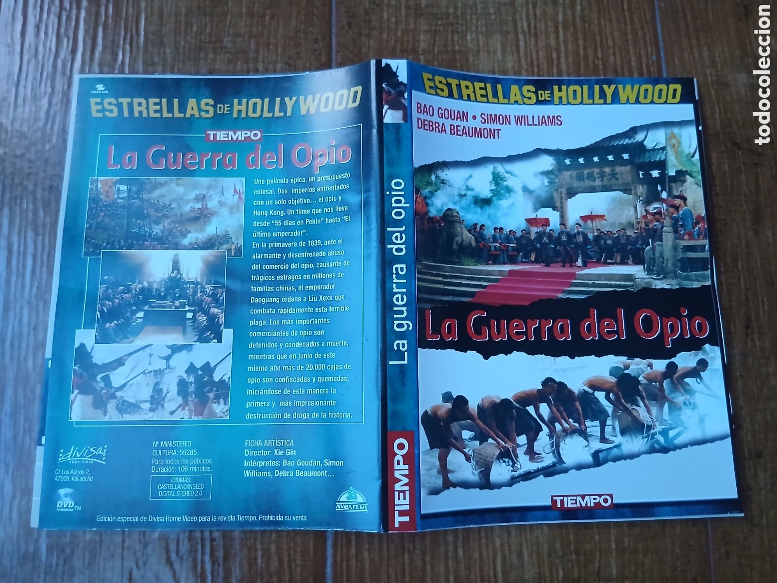 Cine: Car&aacute;tula La Guerra del Opio -Slim-