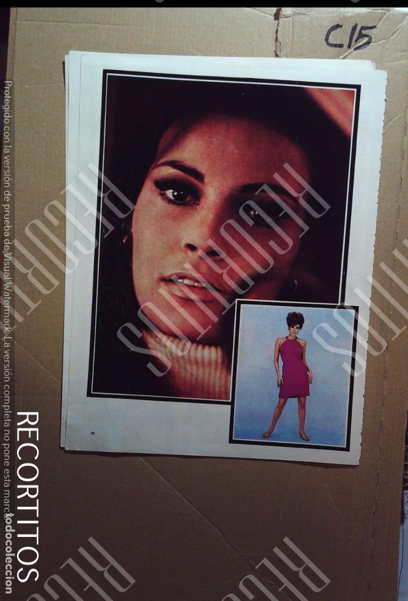 Cine: raquel welch kodak anuncio publicidad