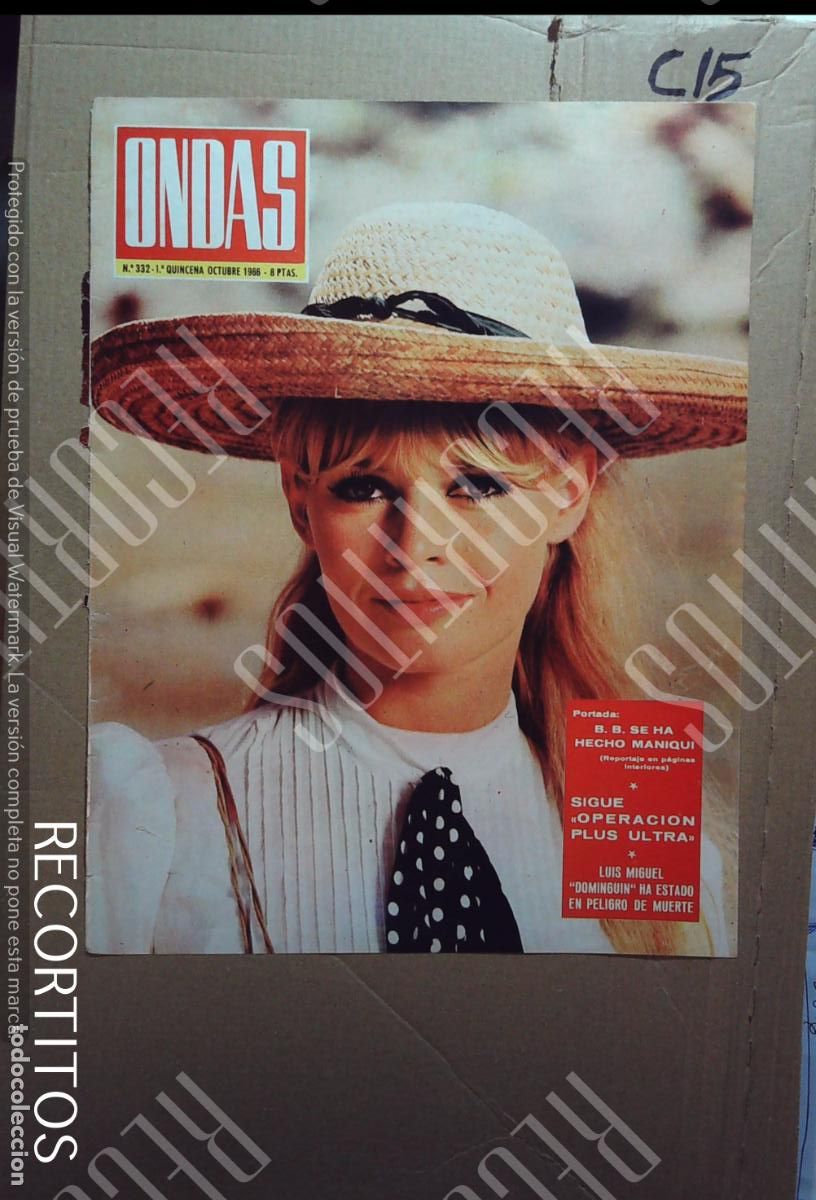 Cine: bb brigitte bardot BB recorte portada viva maria
