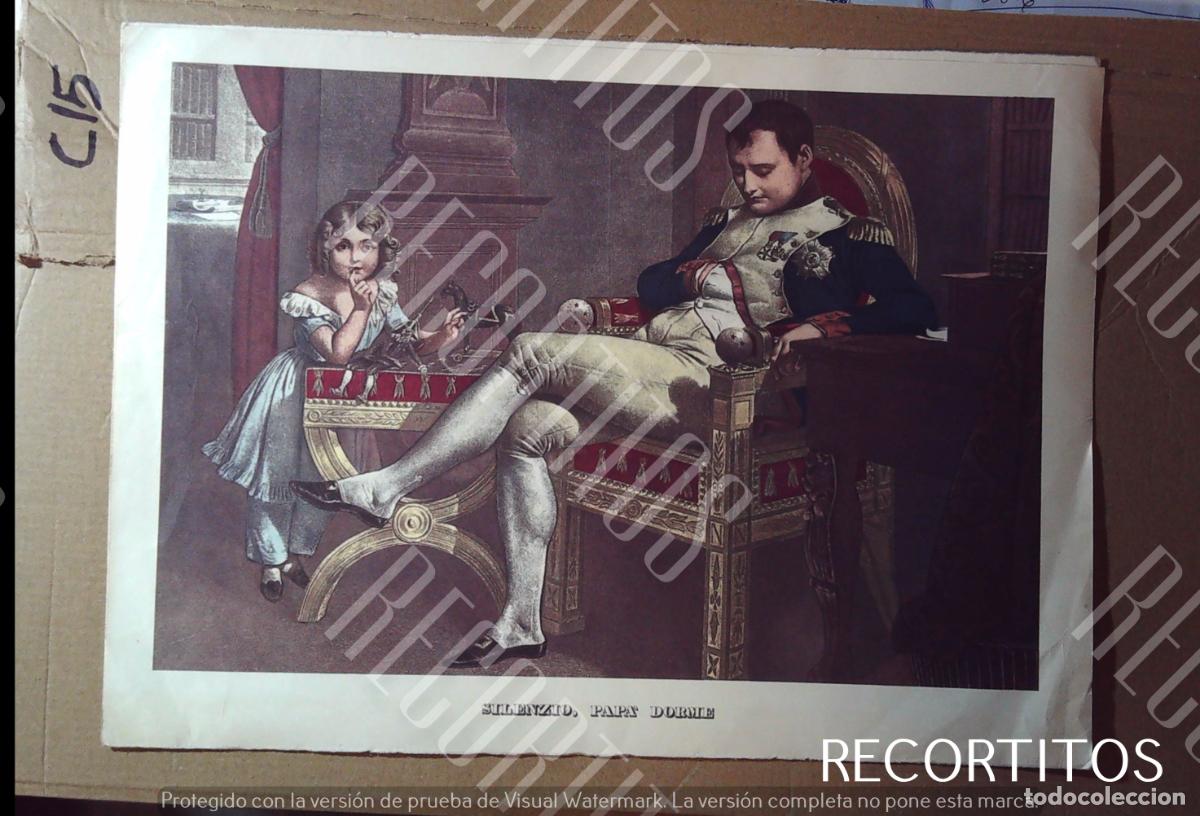 Cine: napoleo silenzio papa duerme pin up poster de gran tama&ntilde;o