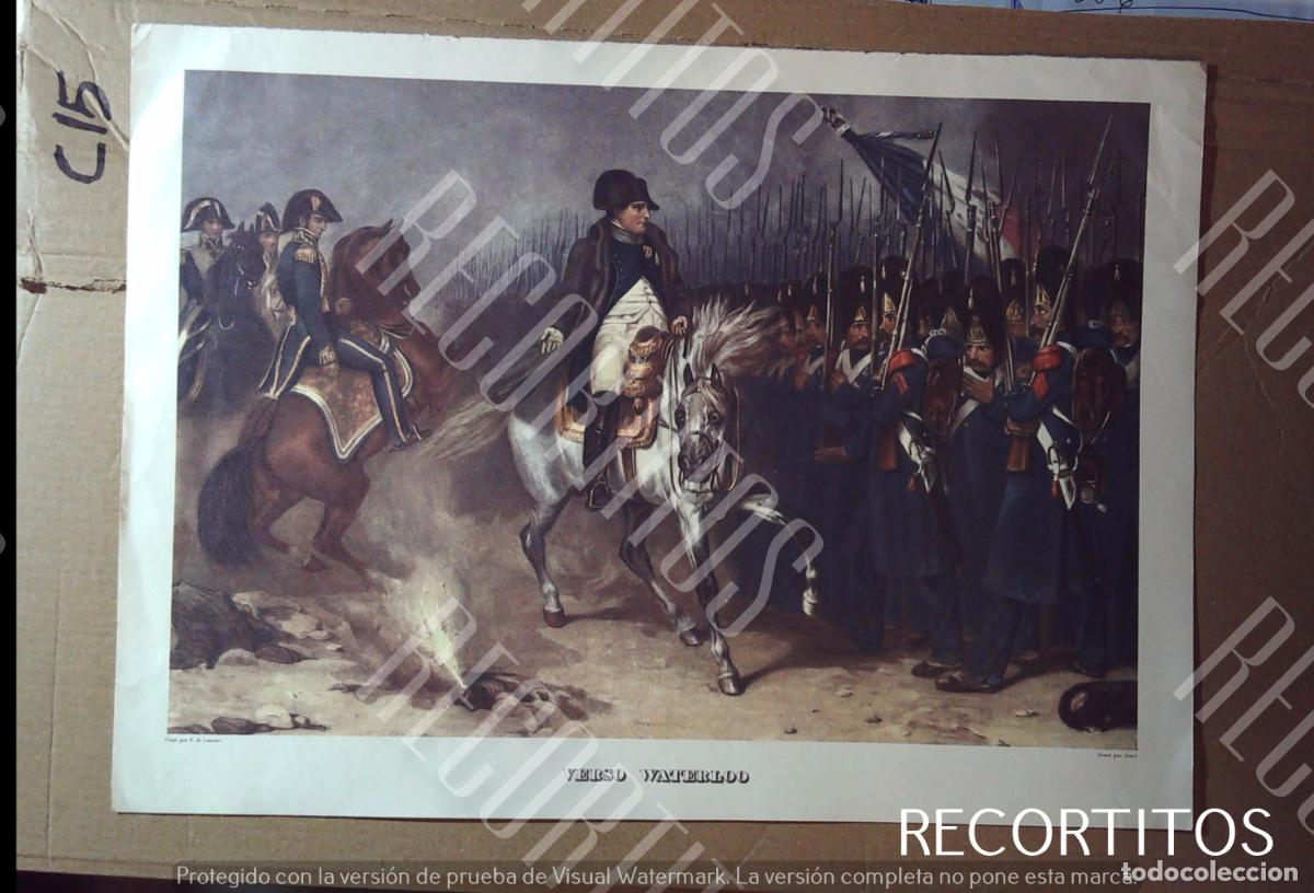 Cine: napoleo verso waterloo pin up poster de gran tama&ntilde;o