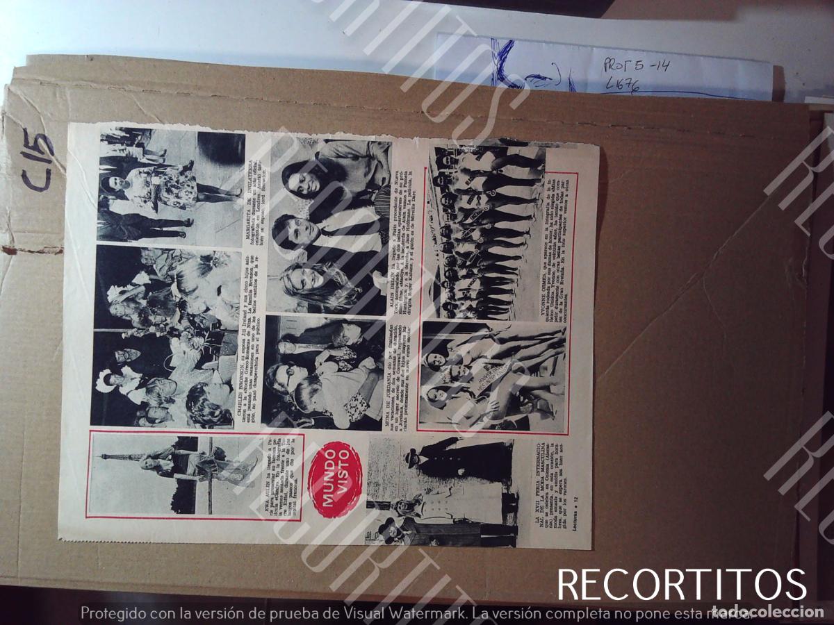 Cine: ewa aulin miss reino unido yvonne ormes alain delon jill ireland charles bronson margarita de ingla