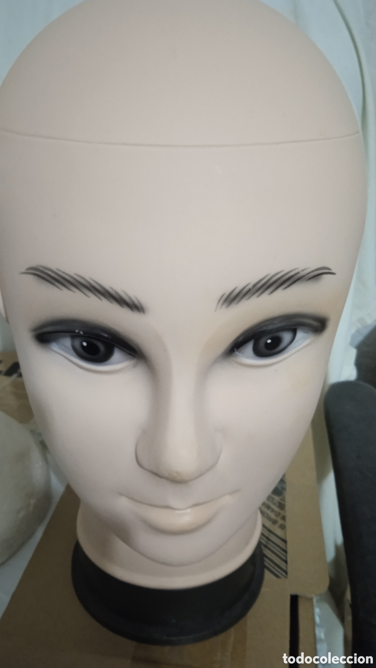 Cine: Cabeza de Maniqu&iacute; Femenino &ndash; Expositor para Pelucas, Sombreros y Complementos &ndash; Coleccionismo