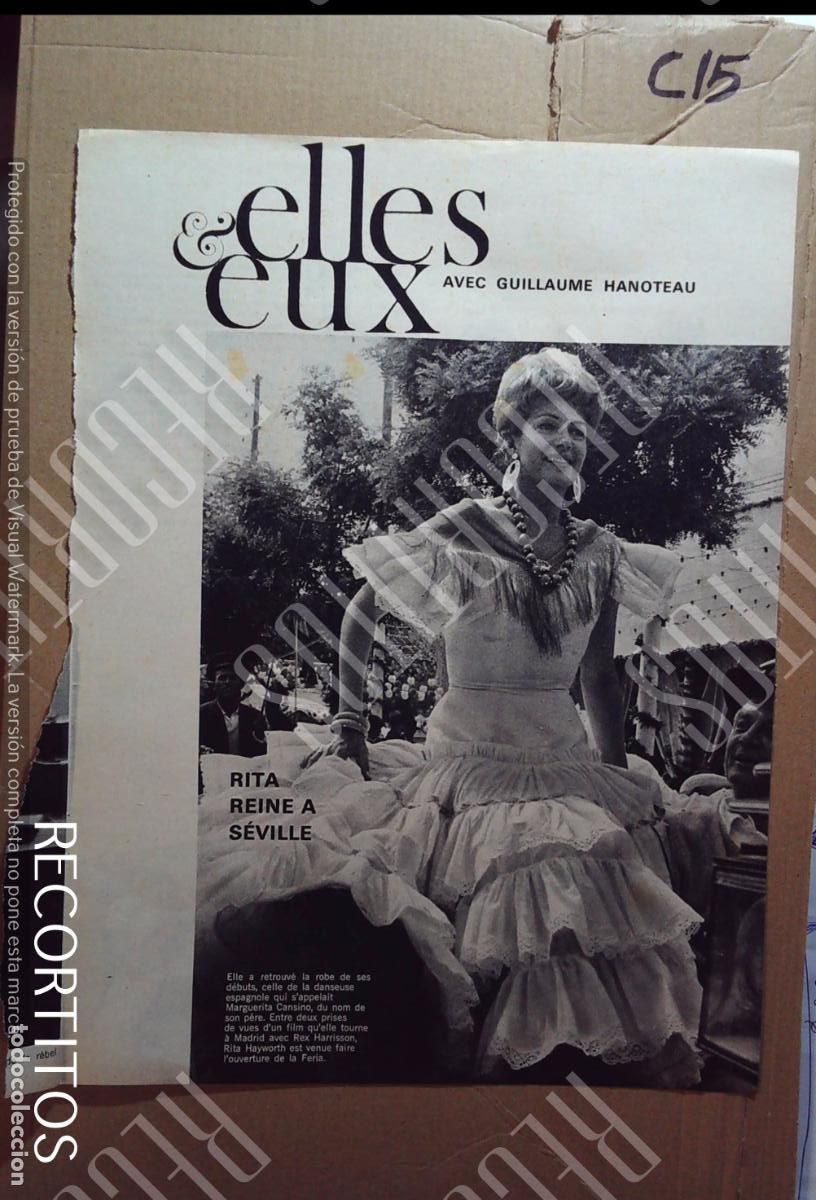 Cine: MARIA GABRIELA DE SABOYA LUCIA BOSE RITA HAYWORTH LA FERIA DE SEVILLA