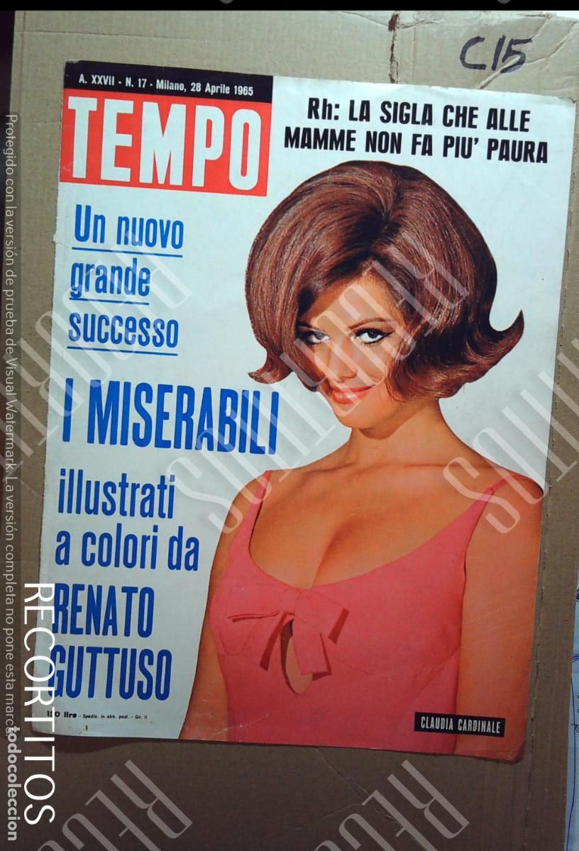 Cine: RECORTE PORTADA DE CLAUDIA CARDINALE