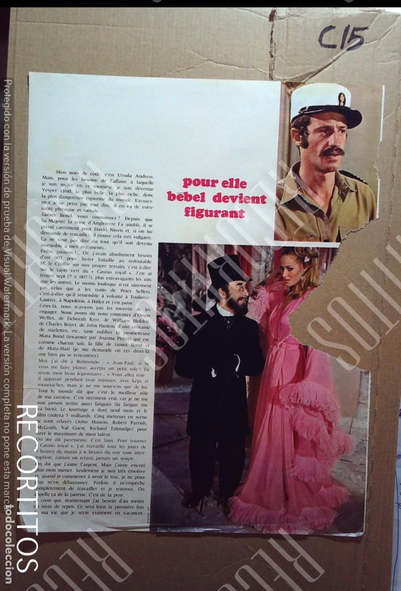 Cine: URSULA ANDRESS JEAN PAUL BELMONDO