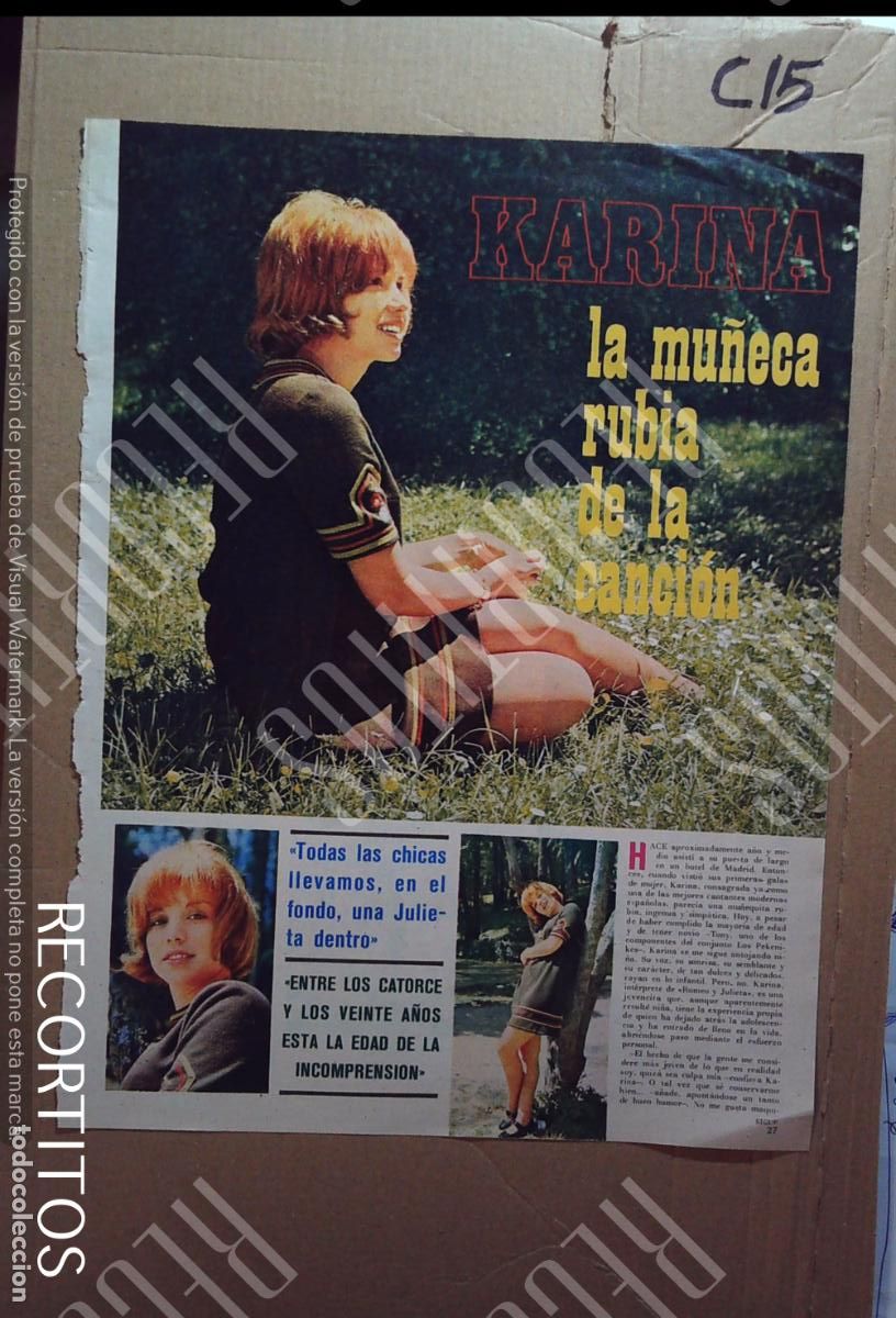 Cine: KARINA LA MU&Ntilde;ECA RUBIA DE LA CANCION