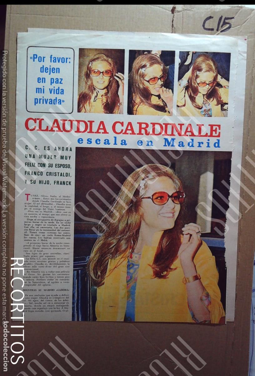 Cine: CC claudia cardinale CLAUDIA FARAH DIBA CRISTA&Ntilde;OLA