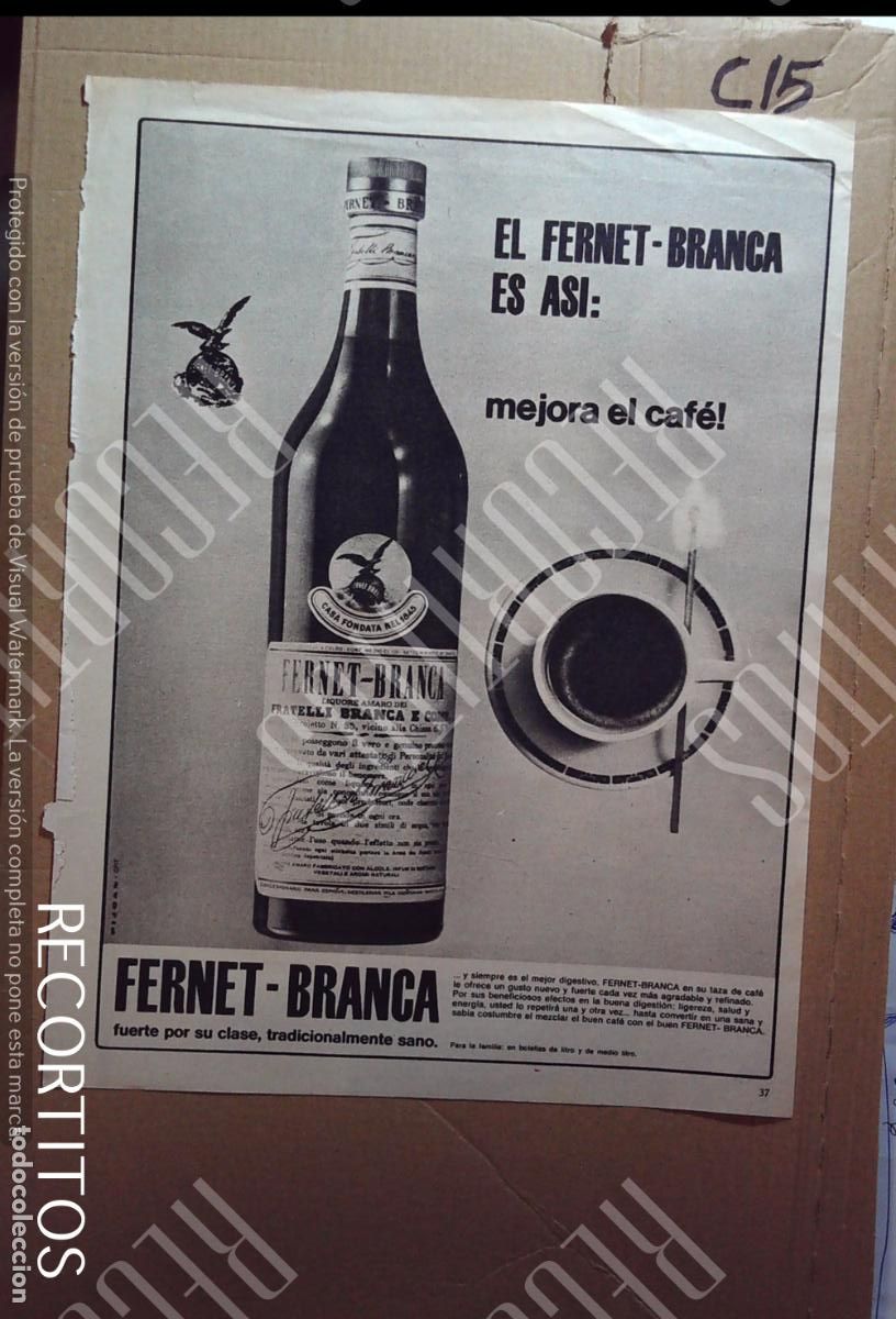 Cine: FERNET BRANCA ANUNCIO PUBLICIDAD TONY LEBLANC LAURA VALENZUELA BONNY AND CLYDE