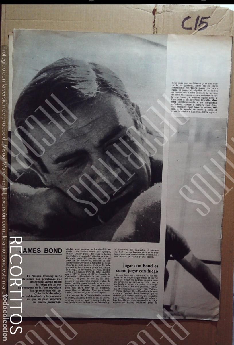 Cine: SEAN CONNERY ES JAMES BOND 007 - Foto 3