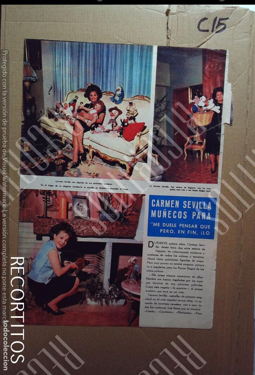Cine: CARMEN SEVILLA LA NAVIDAD DE 1962 MINVATS JERSEYS