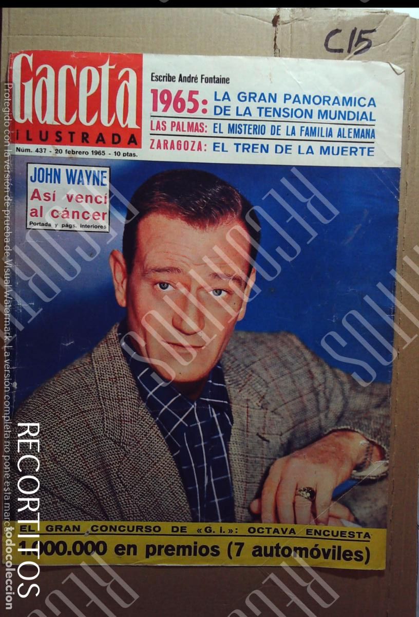 Cine: ANUNCIO FORMICA JOHN WAYNE - Foto 2