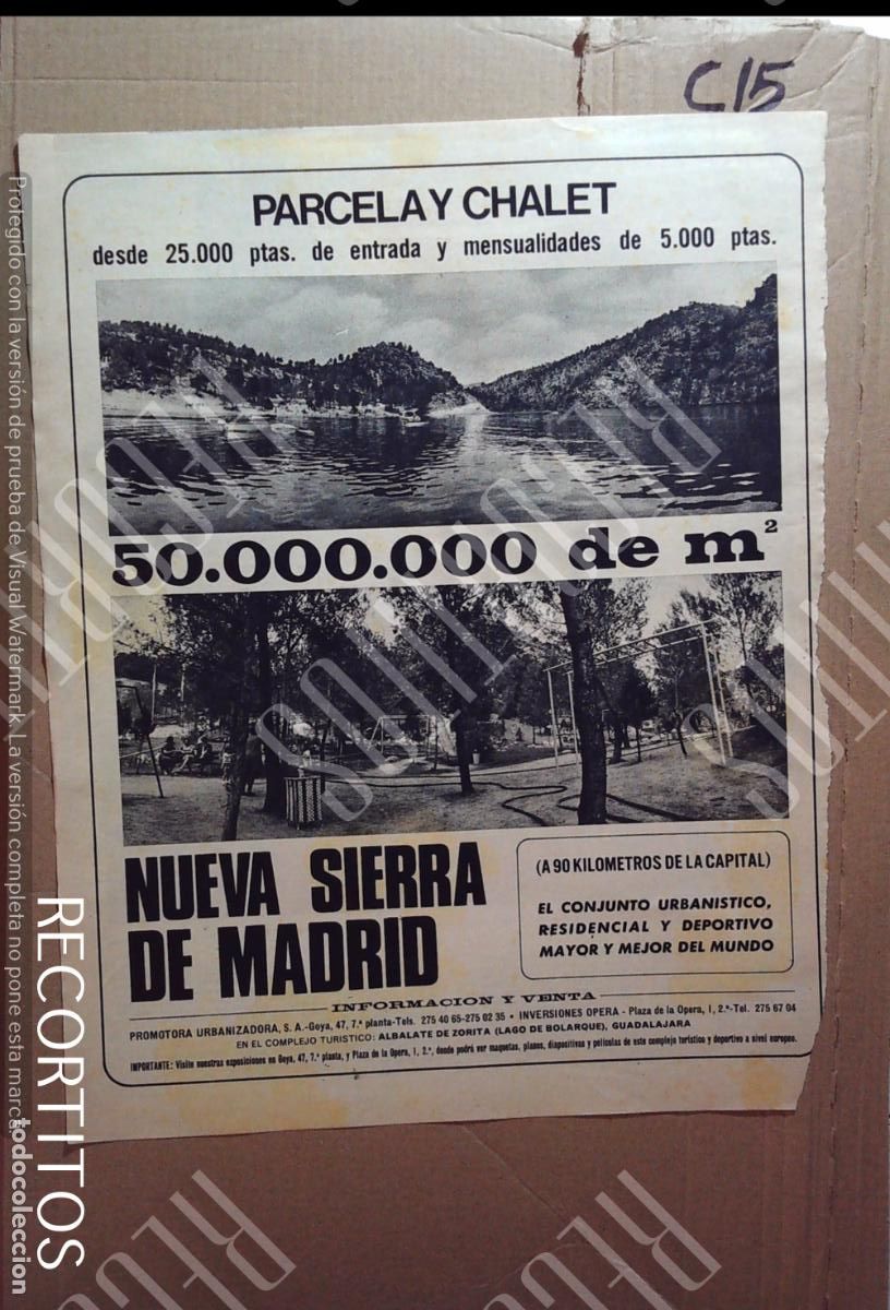Cine: nueva sierra de madrid urbanizacion publicidad