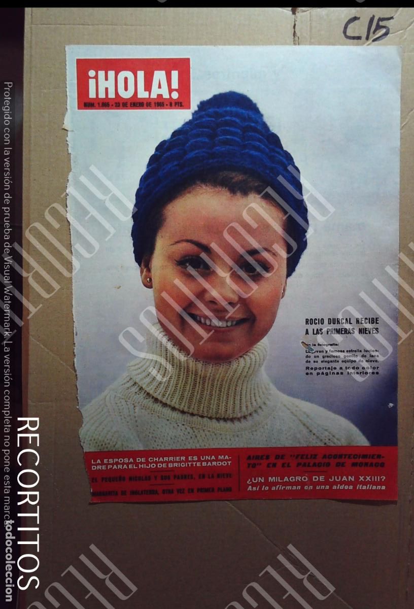 Cine: RECORTE PORTADA ROCIO DURCAL - Foto 1