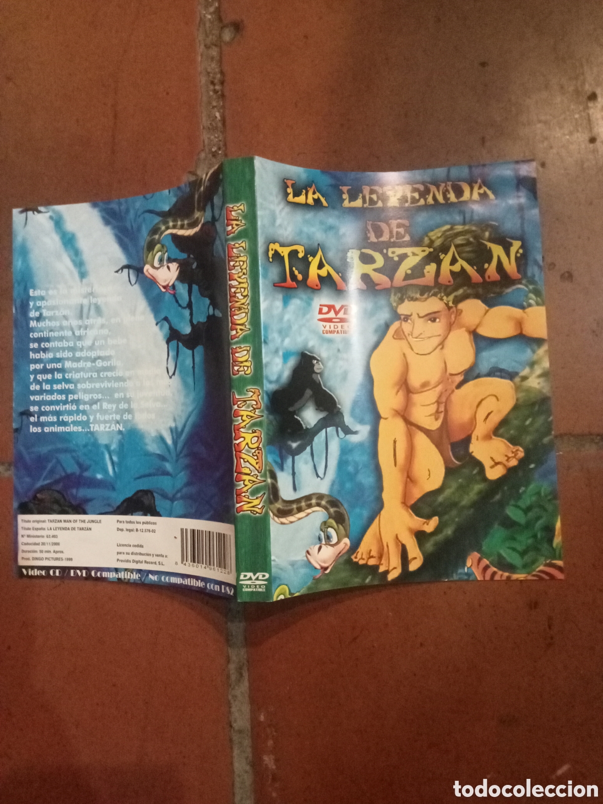 Cine: Caratula DVD la leyenda de tarzan