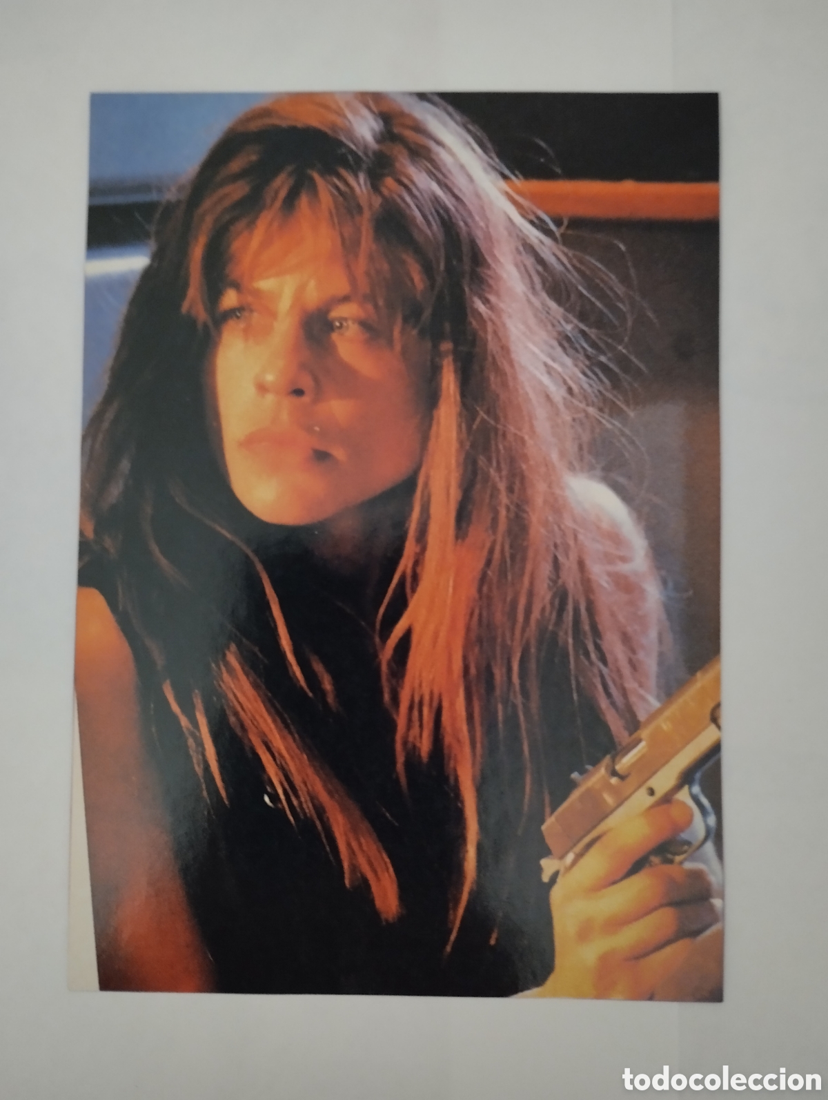 Cine: Minificha N120 Linda Hamilton - Actriz.
