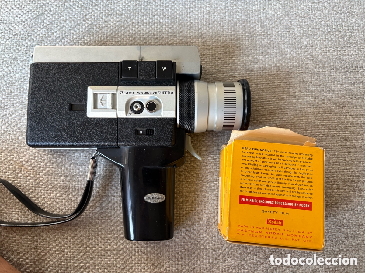 Cine: C&Aacute;MARA CANON AUTO ZOOM 518 SUPER 8 &ndash; ZOOM 9,5-47,5mm f/1.8 &ndash; JAPAN &ndash; VINTAGE
