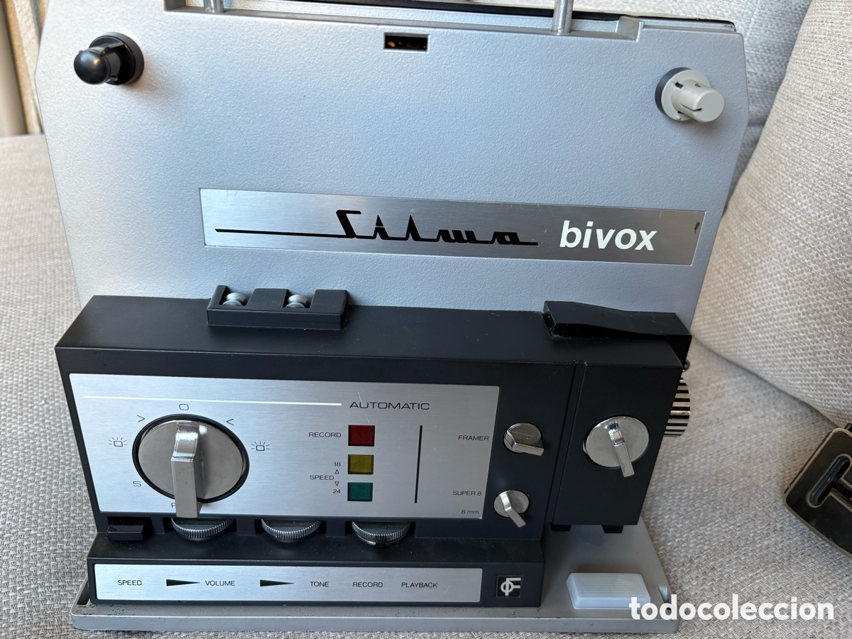 Cine: PROYECTOR SONORO SILMA BIVOX SUPER 8 / 8mm &ndash; SCHACHT 17-30mm f/1.3 &ndash; SIN CABLE