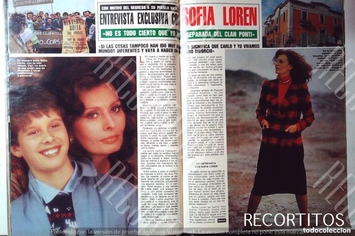 Cine: SOFIA LOREN SOPHIA CARLO PONTI 1985