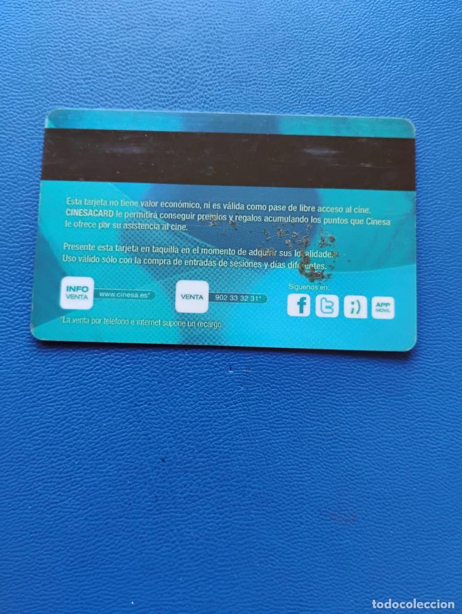 Cine: TARJETA DE PLASTICO CINESA - CINESCARD - Foto 2