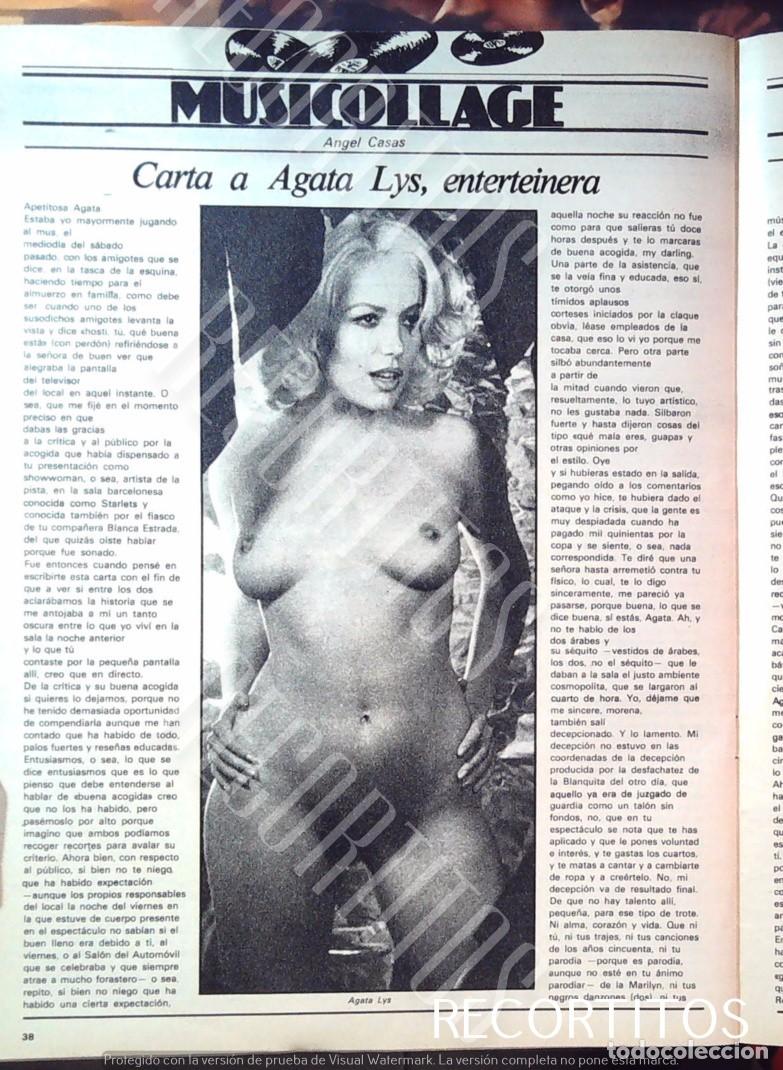 Cine: AGATA LYS AGATHA LIS AL DESNUDO PIN UP