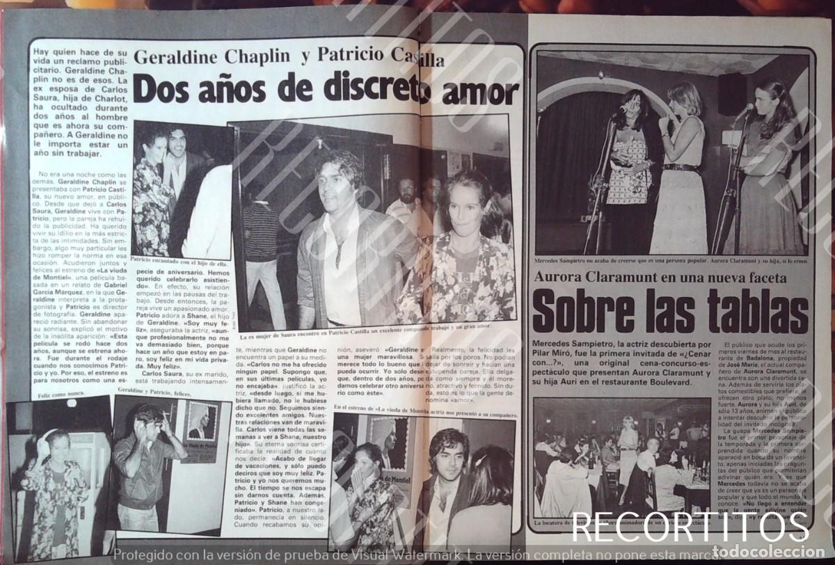Cine: geraldine chaplin aurora claramunt patricio casilla mercedes sampoetro auri cena con
